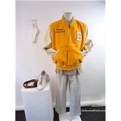Jeepers Creepers 2 Coack Hanna (Thom Gossom Jr.) Gold Letterman Jacket Costume