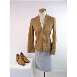 Out of Time Alex Whitlock (Eva Mendes) Hero Caramel Denim Jacket Costume