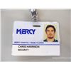 Image 1 : Out of Time Prop Chris Harrison (Dean Cain) Mercy Hospital Security Name Tag ID