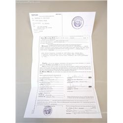 Out of Time Prop Matt Lee Whitlock (Denzel Washington) Matt's Personal Documents