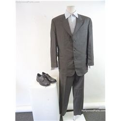 Pink Panther Gilbert Ponton (Jean Reno) Hero Grey Suit Costume
