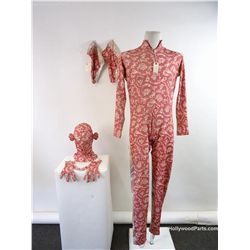 Pink Panther Gilbert Ponton (Jean Reno) Rose Foliate Print Full Body Leotard Costume