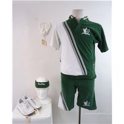Soul Plane Billy Hunkee (Ryan Pinkston) Roca Wear Green and White Suit Velour Outfit