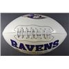 Image 2 : Ray Lewis AUTOGRAPHED "Baltimore Ravens" Logo Football.