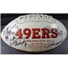 Image 3 : San Francisco 49ers Team Signed/AUTOGRAPHED NFL Football with 34 Signatures