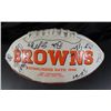 Image 1 : Cleveland Browns Team Signed Logo Football.