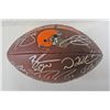 Image 2 : Cleveland Browns Team Signed Logo Football.