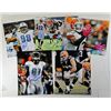Image 1 : 5 NFL AUTOGRAPHED 8 X 10 Photos --Johnson,Fairley,J Thomas,Richardson & J Gordon