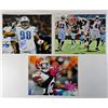 Image 2 : 5 NFL AUTOGRAPHED 8 X 10 Photos --Johnson,Fairley,J Thomas,Richardson & J Gordon