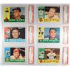 Image 1 : 6 - 1960 TOPPS #371,374,382,384,403,406.  ALL PSA NM 7.