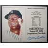 Image 2 : Mickey Mantle Autographed 8x10 HOF Induction Day