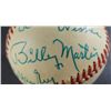 Image 2 : BILLY MARTIN AUTOGRAPHED BASEBALL with 1961 TOPPS #89 BILLY MARTIN