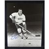 Image 1 : HOCKEY:  Ted Lindsay AUTOGRAPHED 16 X 20 Print.  COA.