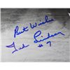 Image 2 : HOCKEY:  Ted Lindsay AUTOGRAPHED 16 X 20 Print.  COA.