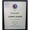 Image 1 : Johnny Bower AUTOGRAPHED Poster -- Sign from HOCKEY HALL OF FAME.