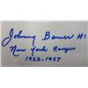 Image 3 : Johnny Bower AUTOGRAPHED Poster -- Sign from HOCKEY HALL OF FAME.