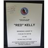 Image 1 : Red Kelly AUTOGRAPHED Poster--Sign from HOCKEY HALL OF FAME.