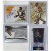 Image 1 : 4-AUTOGRAPHED CARDS, RON MERCER, BILLY SIMS, SHIPLEY & YOUNG