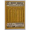 Image 2 : 1968 TOPPS MICKEY MANTLE #280, EX NICE COLOR & GLOSS