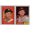 Image 1 : 2-1961 TOPPS MICKEY MANTLE #300 & #475 mvp