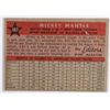 Image 2 : 1958 TOPPS #487 MICKEY MANTLE ALL STAR