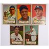 Image 1 : 5-1952 TOPPS BASEBALL CARDS, MOSTLY GOOD