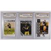 Image 1 : 3-BEN ROETHLISBERGER ROOKIE CARDS GRADED GEM MINT 10