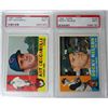 Image 2 : 6 - 1960 TOPPS #156,157,159,165,166,169.  ALL PSA NM 7.