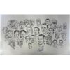 Image 1 : GORDIE HOWE AUTOGRAPHED 25 x 38 LITHO REPRINT
