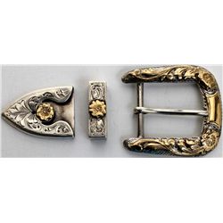 Beautiful sterling silver and 10K gold Ranger