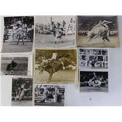 Collection of 9 vintage rodeo photos