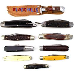 Collection of 10 knives.  Est. 75-150