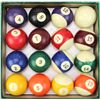 Image 1 : Vintage set pool balls 14 showing large chip