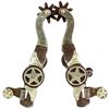 Image 1 : Single mounted spurs 5 point Star pattern