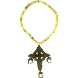 Sterling silver Indian trade cross