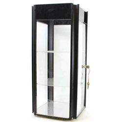 Counter top revolving display case