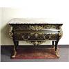 Image 1 : An antique French Louis XVI style ebony wood...