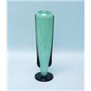 Image 1 : SCHNEIDER - An art glass vase in jade colour...