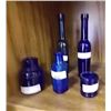 Image 1 : VITNAGE COBALT BLUE BOTTLES - 5