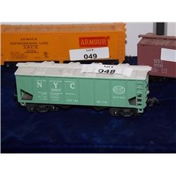 NYC TRAIN BOX CAR - GREEN