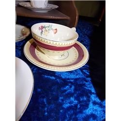 CHINA CUP & SAUCER - SHERBORNE