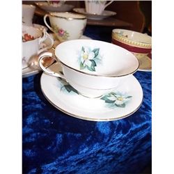 CHINA CUP & SAUCER - ROSLYN