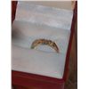 Image 1 : RING - LADIES DIAMOND RING - APPROX VALUE - $1500 14k gold with 3 diamonds