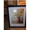 Image 1 : FRAMED PICTURE - YELLOW IRIS