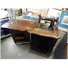 Image 1 : TREADLE SEWING MACHINE - RAYMOND - CANADA - WITH CORD