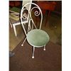 Image 1 : WROUGHT IRON CHAIR X 2