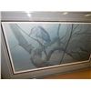 Image 1 : FRAMED LIMITED EDITION PRINT "BLACK CROWNED NIGHT - HERON PAIR - ROBERT BATEMAN - APPROX GALLERY VAL