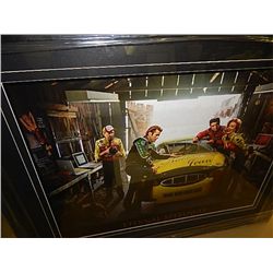 FRAMED PRINT "ETERNAL SPEEDWAY - APPROX. GALLERY VALUE $400