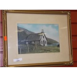 VINTAGE FRAMED PICTURE - COWICHAN VALLEY