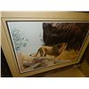 Image 1 : FRAMED LIMITED EDITION PRINT "MIGHTY WARRIOR - CHARLES TRACE - APPROX. GALLERY VALUE $800